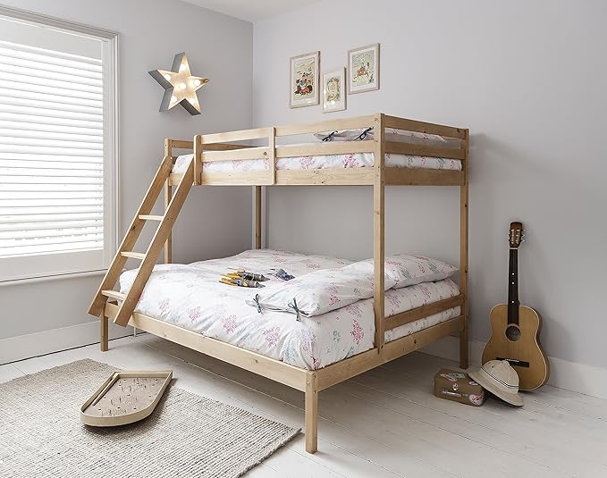 Noa and Nani Kent Triple Bed Bunk Bed (Natural Pine) Amazon.co.uk