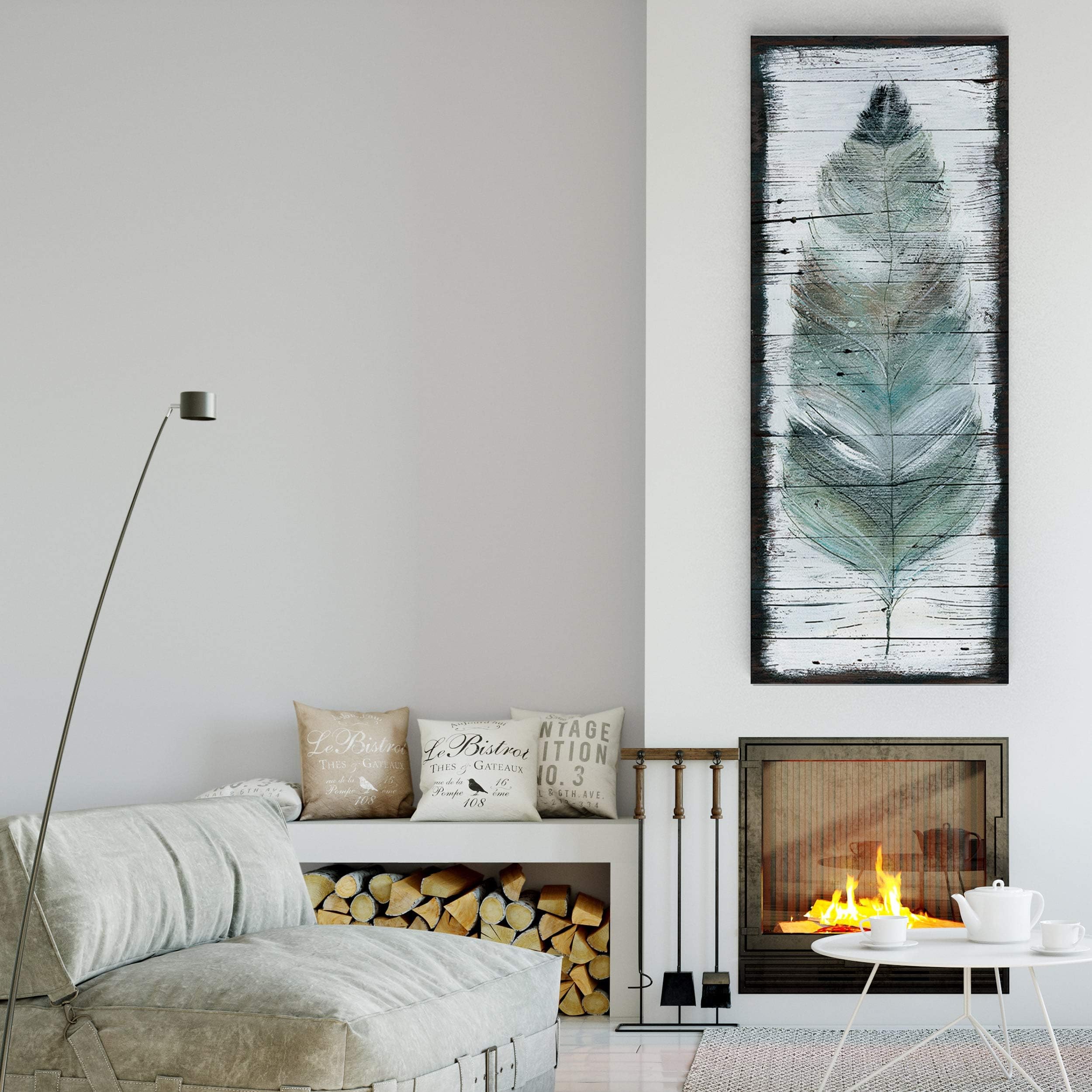 Wexford Home Stained Feather Gallery-Wrapped Canvas Wall Art