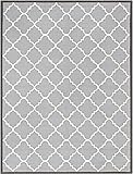 Well Woven Kings Court Brooklyn Trellis Modern Grey