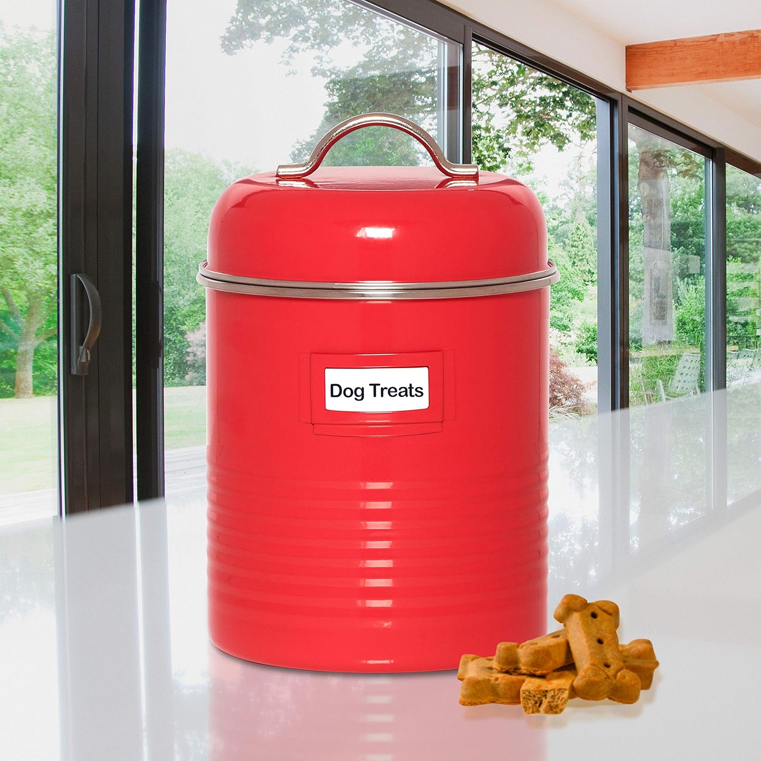 Kamenstein Food Storage Canister, Medium, Teal: Kitchen & Dining