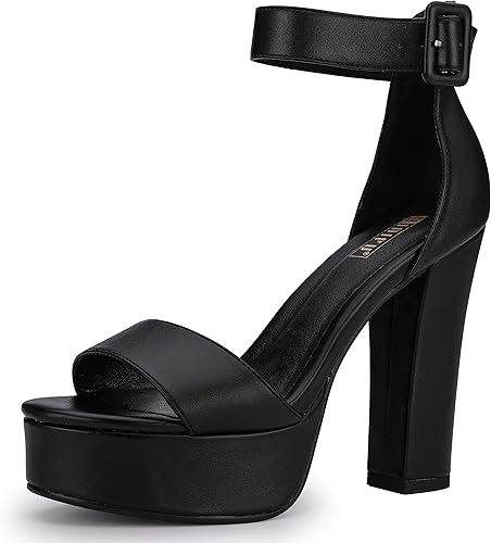 Amazon Com Idifu Women S In5 Sabrina Ankle Strap Platform High