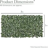 CHRISTOW Expanding Artificial Ivy Leaf Trellis 1m x 2m Garden Screen view 6