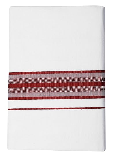 Men's Pure Cotton Dhoti's (127_White_3.60M)