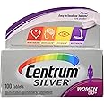 Centrum Silver Women (100 Count) Multivitamin / Multimineral Supplement Tablet, Vitamin D3, Age 50+