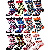 Coolwife Funky Colorful Socks Sport Pattern Dress Cotton Casual Fun Novelty Socks