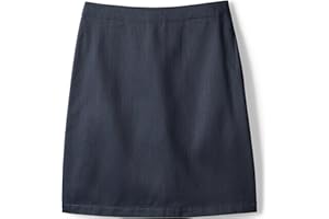 Lands' End School Uniform Girls Blend Chino Skort Top of Knee