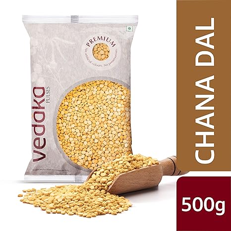 Amazon Brand - Vedaka Premium Chana Dal, 500g