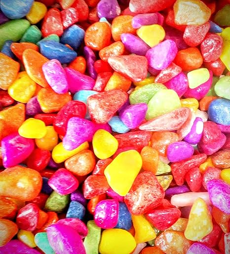 Mixed Color Pebbles for Terrarium, Miniature Garden and Lawn- Craft