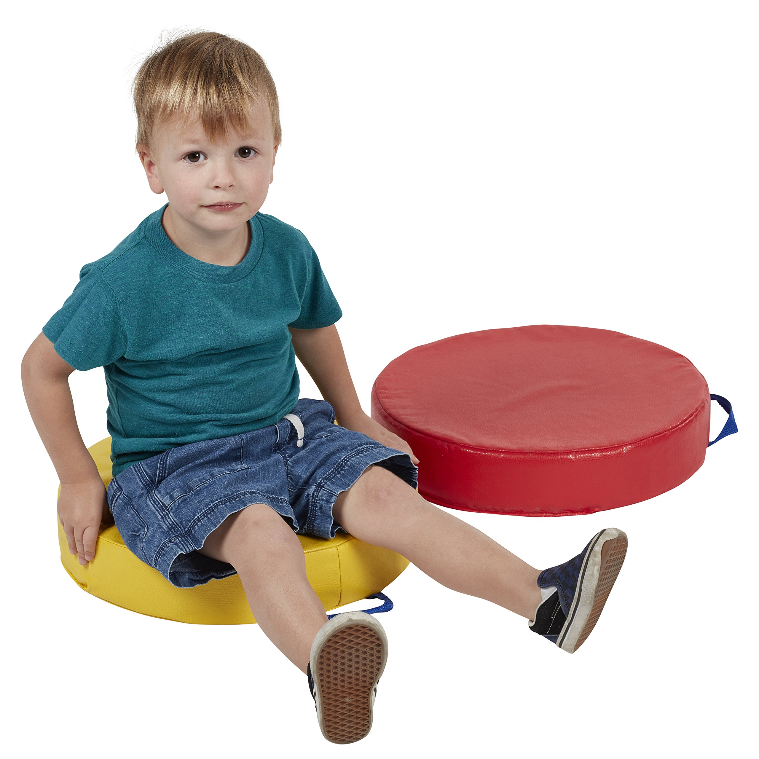 ECR4Kids Softzone Carry Me Floor Cushions for Flexible Classroom