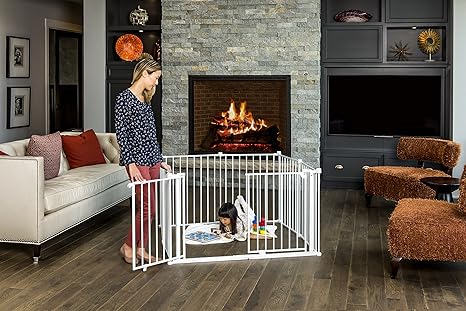 double door baby gate