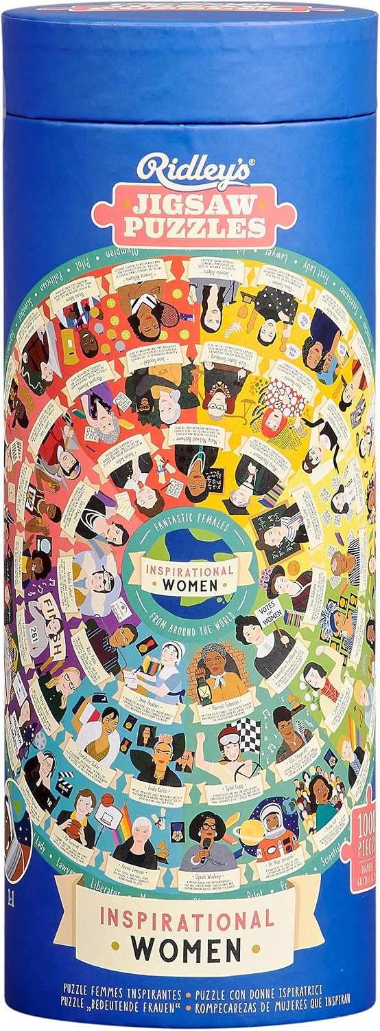 Amazon.com: Ridley's Inspirational Women Feminist Circular 1000 ...