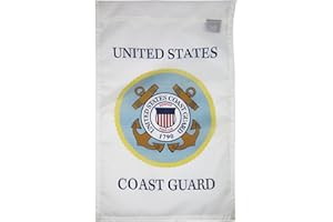 FlagSource U.S. Coast Guard Nylon Garden Flag, Made in The USA, 18x12"