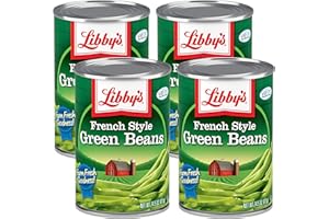 Libby's French Style Green Beans | Naturally Delicious, Mild & Subtly Sweet | Crisp-Tender Bite | Seasoned with Sea Salt | Gr