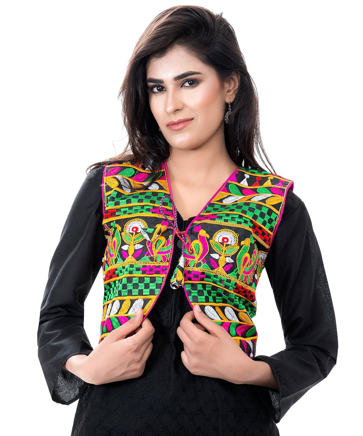 banjara india kutchi short choli jacket [duck]