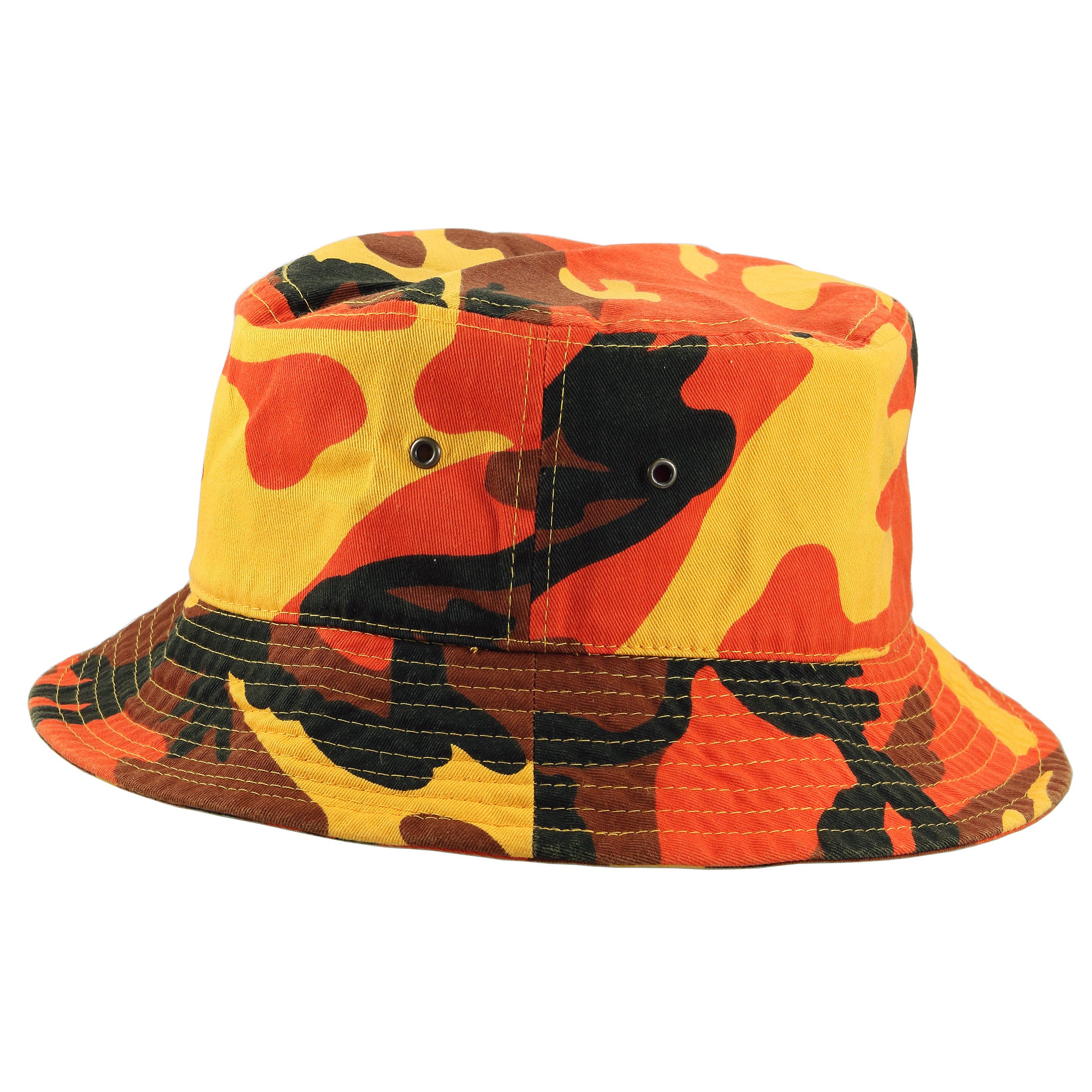 orange hunting bucket hat