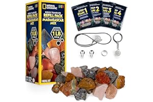 National Geographic Rock Tumbler Refill Kit 1 Lb. Madagascar Rocks & Accessories