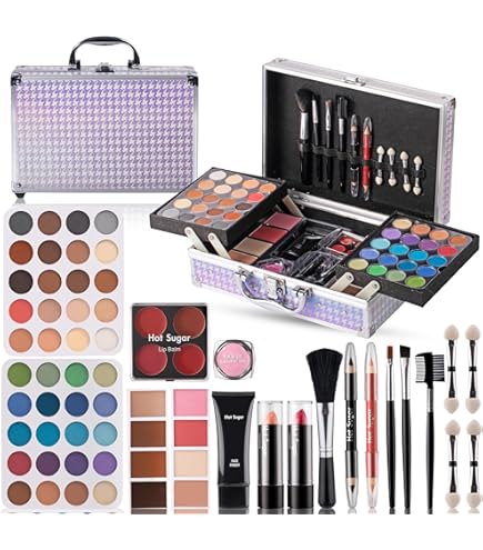 Amazon.com : Hot Sugar Makeup Kit for Teens with Train Case