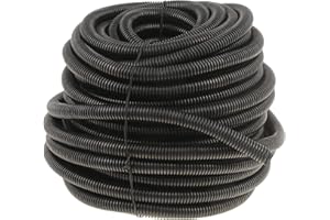 Dorman 86634 1/2 In. x 100 Ft. Black Flex Split Wire Conduit, 100 Pack Universal Fit