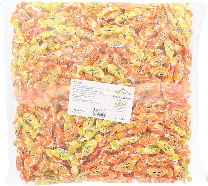 Fida Spicchi Sorrento Italian Hard Candy Bulk Bag, Citrus