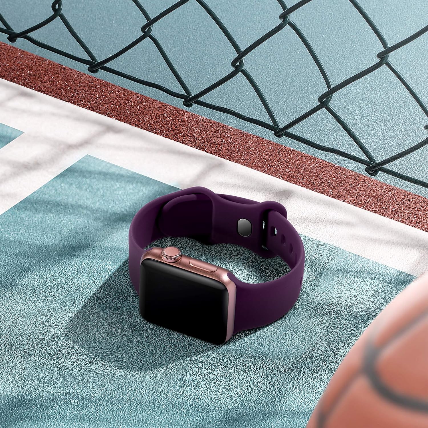 Epova Silicone Strap Compatible with Apple Watch Strap 40mm 38mm 41mm 42mm - Image 4