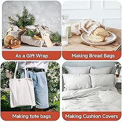 Simple&Opulence 100% Nature Pure Linen Fabric 78