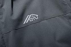 OTU Men's Lightweight Waterproof Hooded Rain Jacket