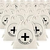 Boao 20 Pack Gift Bags Bachelor Party Decorations Bachelorette Bridal Shower Pouches with Drawstring Wedding Supplies for Bachelorette Party (White,Cross)