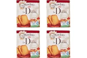 Mulino Bianco Le Dorate Fette Biscottate Golden Rusks From Italy 4 Pack 11.1 oz. (315g)