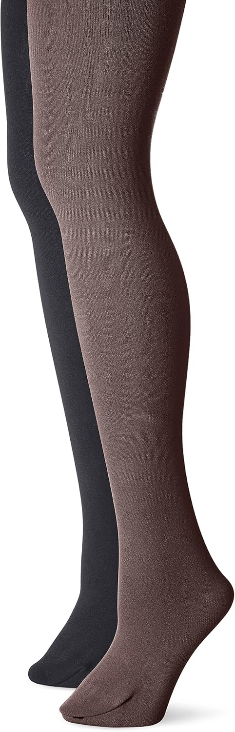Muk Luks Women's Fleece Lined 2-Pair Pack Tights at  Women’s Clothing store