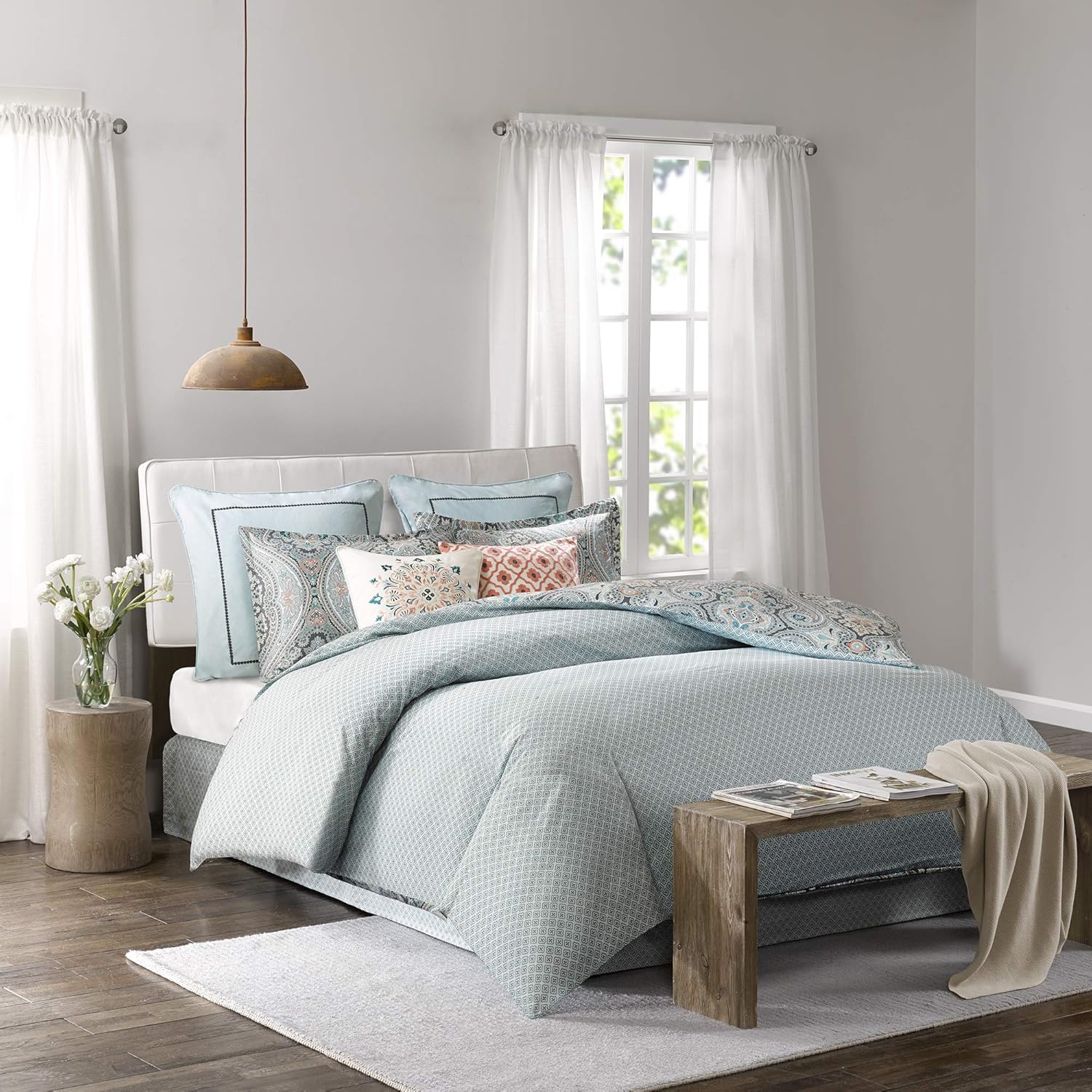 Amazon Com Echo Design Sterling King Size Bed Comforter Set