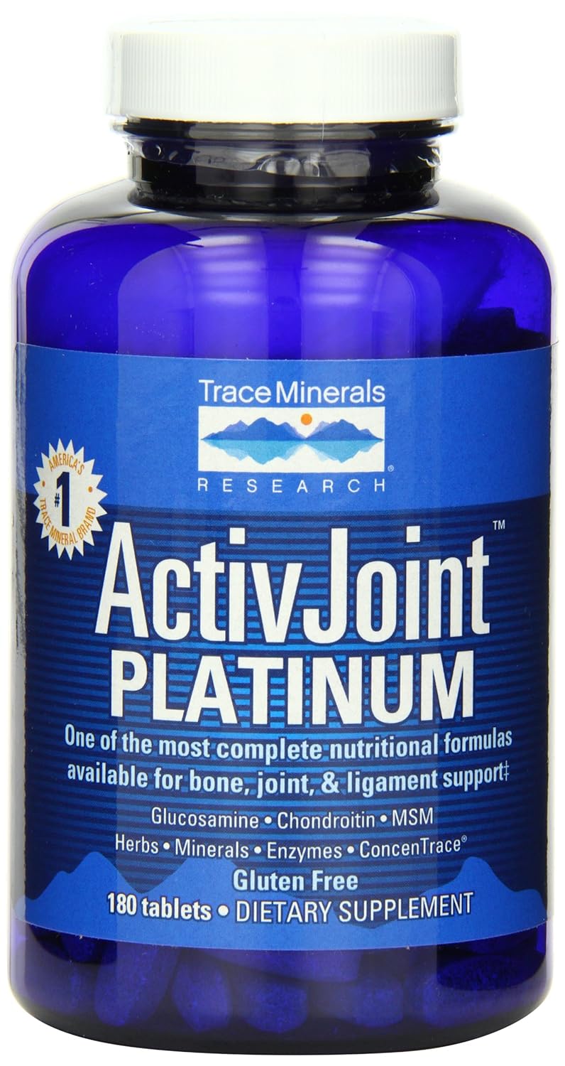 Trace Minerals Active Joint Platinum, 180 Tablets eBay