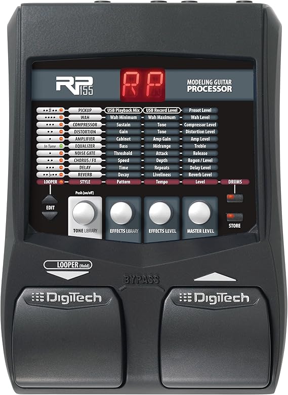 DigiTech RP155 Guitar MultiEffects Processor Amazon.ca Musical