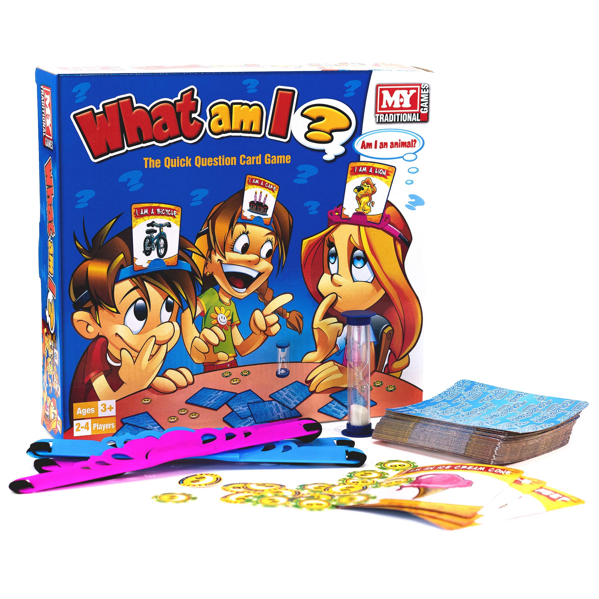 What Am I Family Card Game for Children | Quick Question Card Game Suitable for Adults and Kids