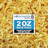 MagicWater Crinkle Cut Paper for Gift Baskets - 2 Oz - Canary - Perfect for Shredded Paper Filler, Basket Filler, Gift Boxes, Bridesmaid Gifts, Christmas Stuffers & More – Ideal for All Occasions