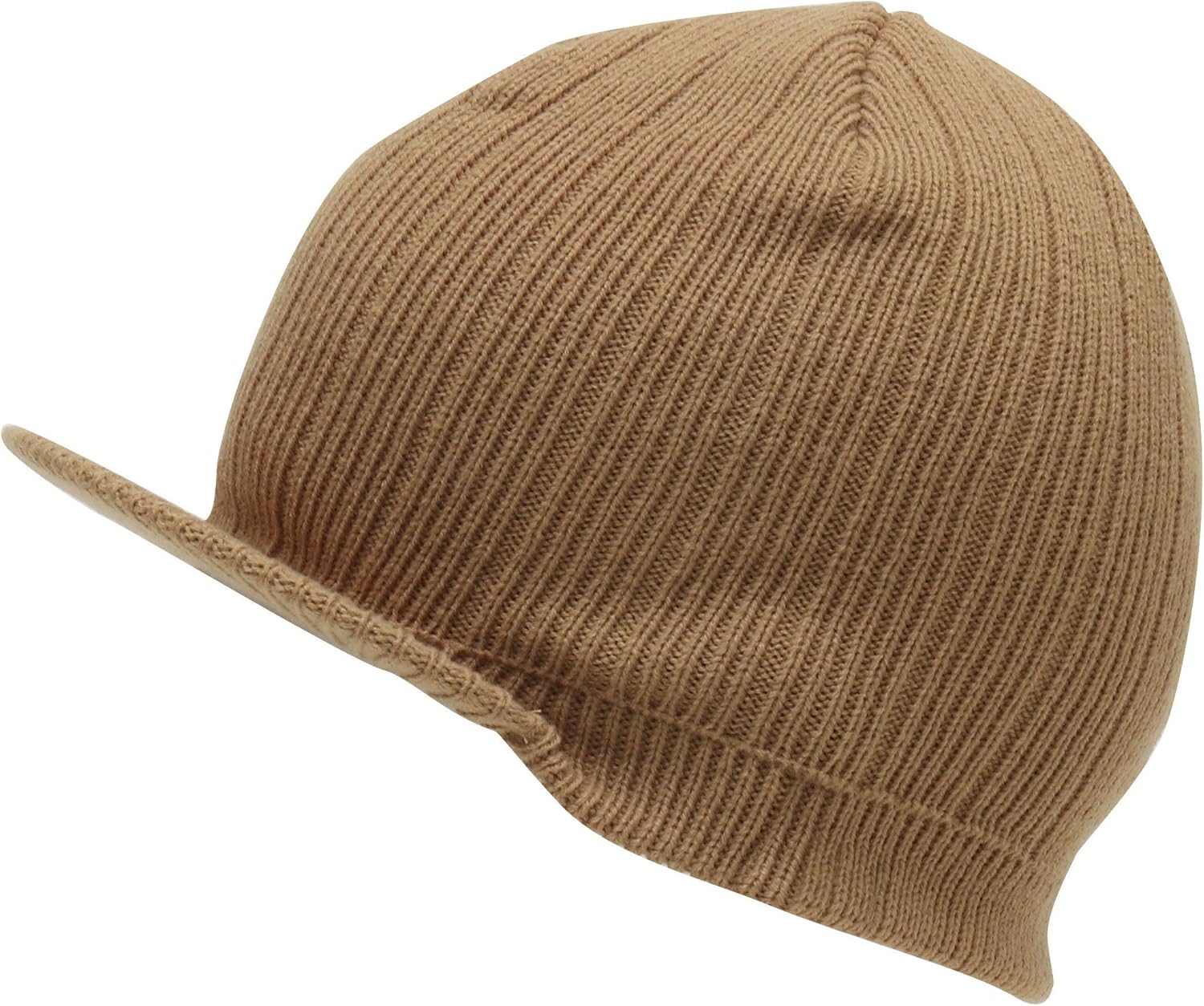 MG Unisex Beanie with Bill5051BCAMEL Clothing
