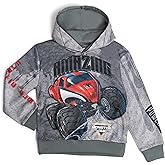 Monster Jam Marvel's Monster Trucks Fleece Athletic Pullover Hoodie Toddler to Big Kid Sizes (2T - 10-12)
