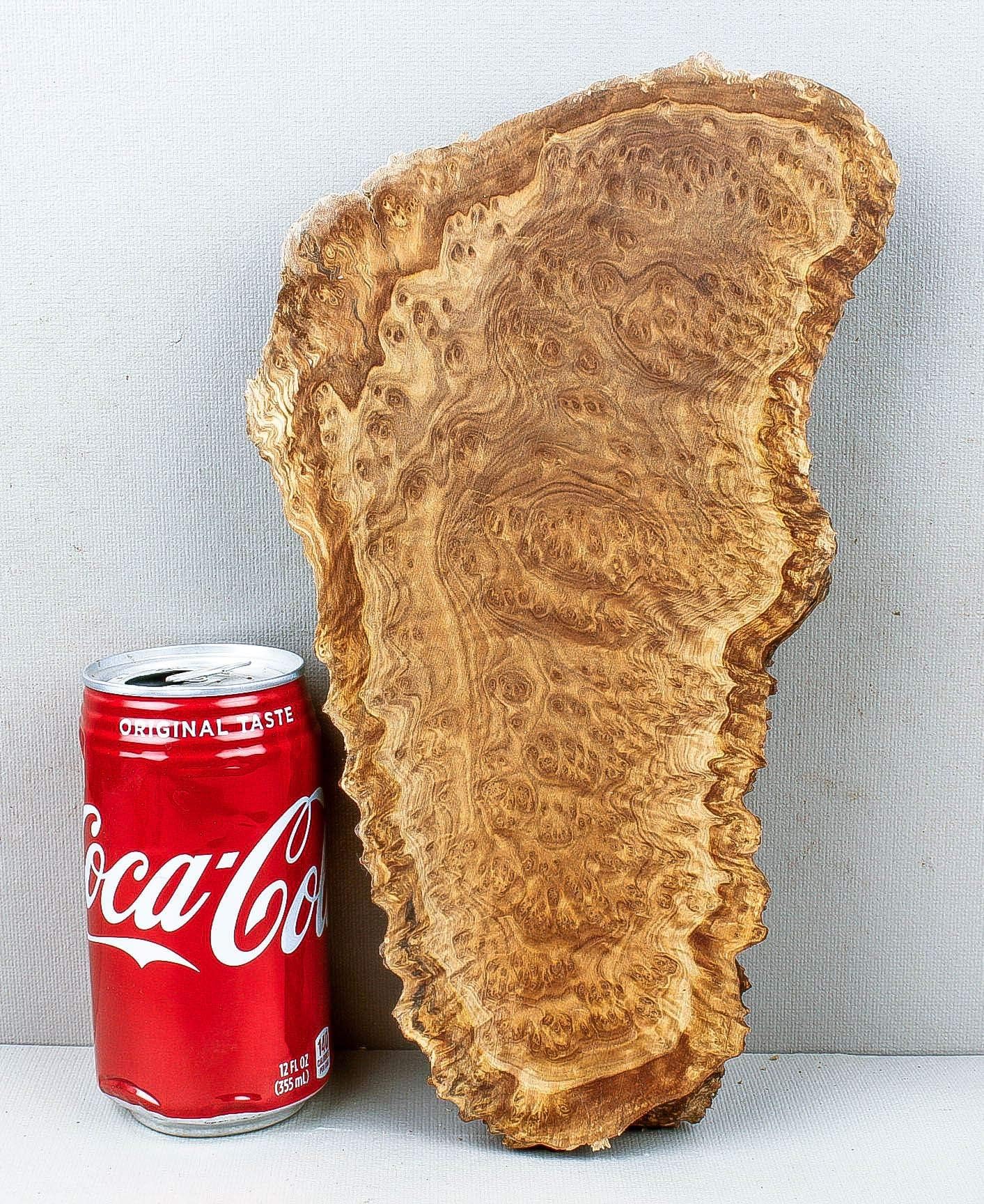 Australian Brown Mallee Burl Cap High Figured Exotic Wood BML1194