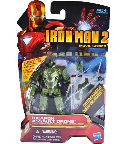 Amazon.com: Hasbro Iron Man 2 Movie Mark VI Iron Man Action Figure