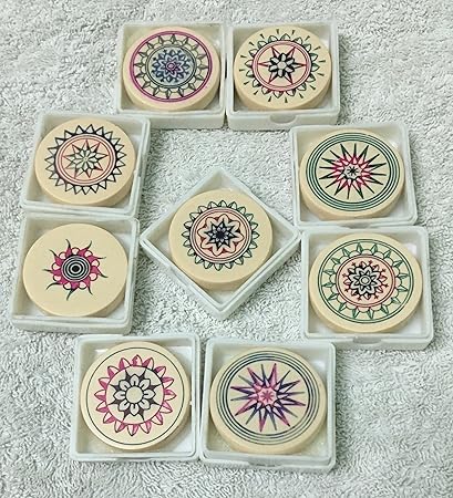 Pioneer Carrom Tournament Striker- Man Made Ivory- Pack Of 2Pc (Ass. Colours)