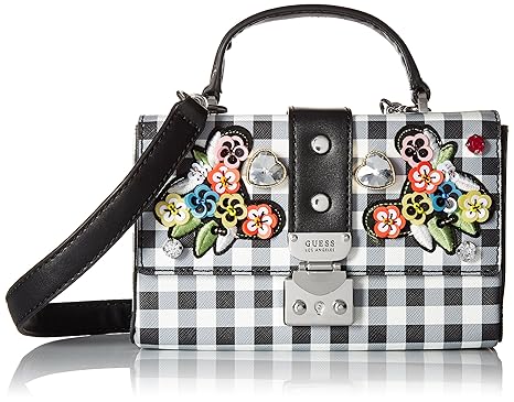 guess checkered bag