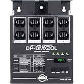 ADJ Products DMX20L 4-Channel Universal DMX Dimmer/Switch Pack, Compact and Portable. 600 watts per ch 15A max