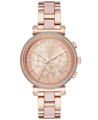 Analog Rose Gold Dial Women's Watch - MK6560