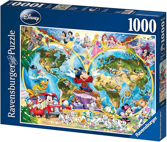 Ravensburger Disney World Map Jigsaw Puzzle (1000 Piece)