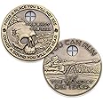 Sniper Challenge Coin - One Shot One Kill Challenge Coin - You Can Run But You Will Only Die Tired Military Coins - Designed by Military Veterans
