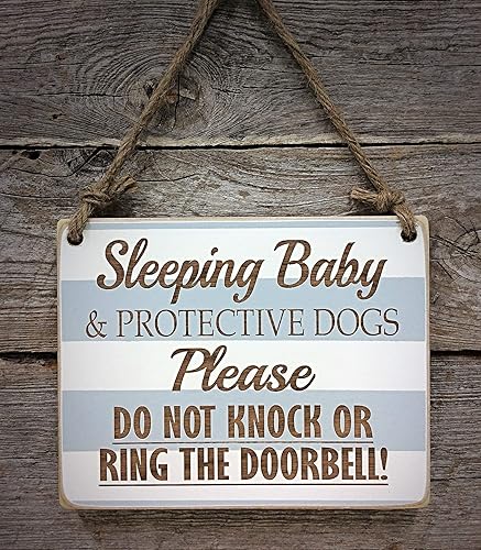 Amazon Com Sleeping Baby Protective Dogs Please Do Not Disturb