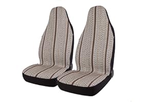 West Coast Auto Baja Blanket Bucket Seat Cover for Car, Truck, Van, SUV - Airbag Compatible (2PCS) (Brown)