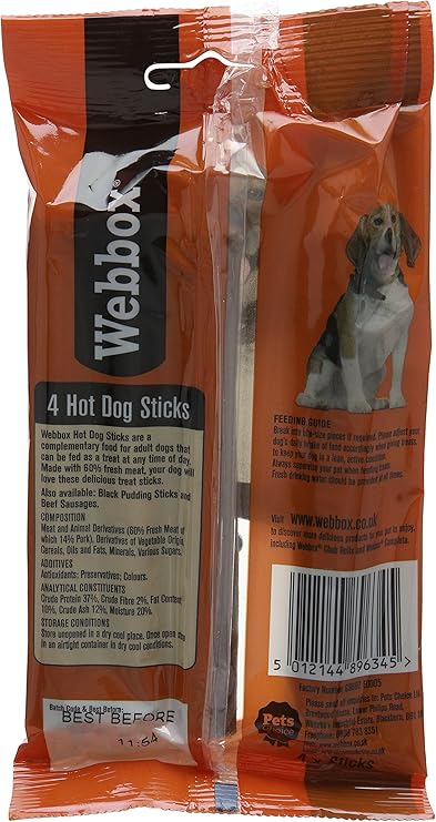 webbox hot dog sausages