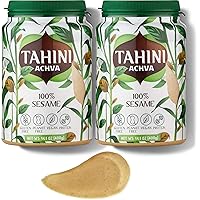 Stone-Ground Tahini Paste for Hummus – 100% Sesame Paste for Cooking and Baking is Kosher Parve and Contains No Gluten…
