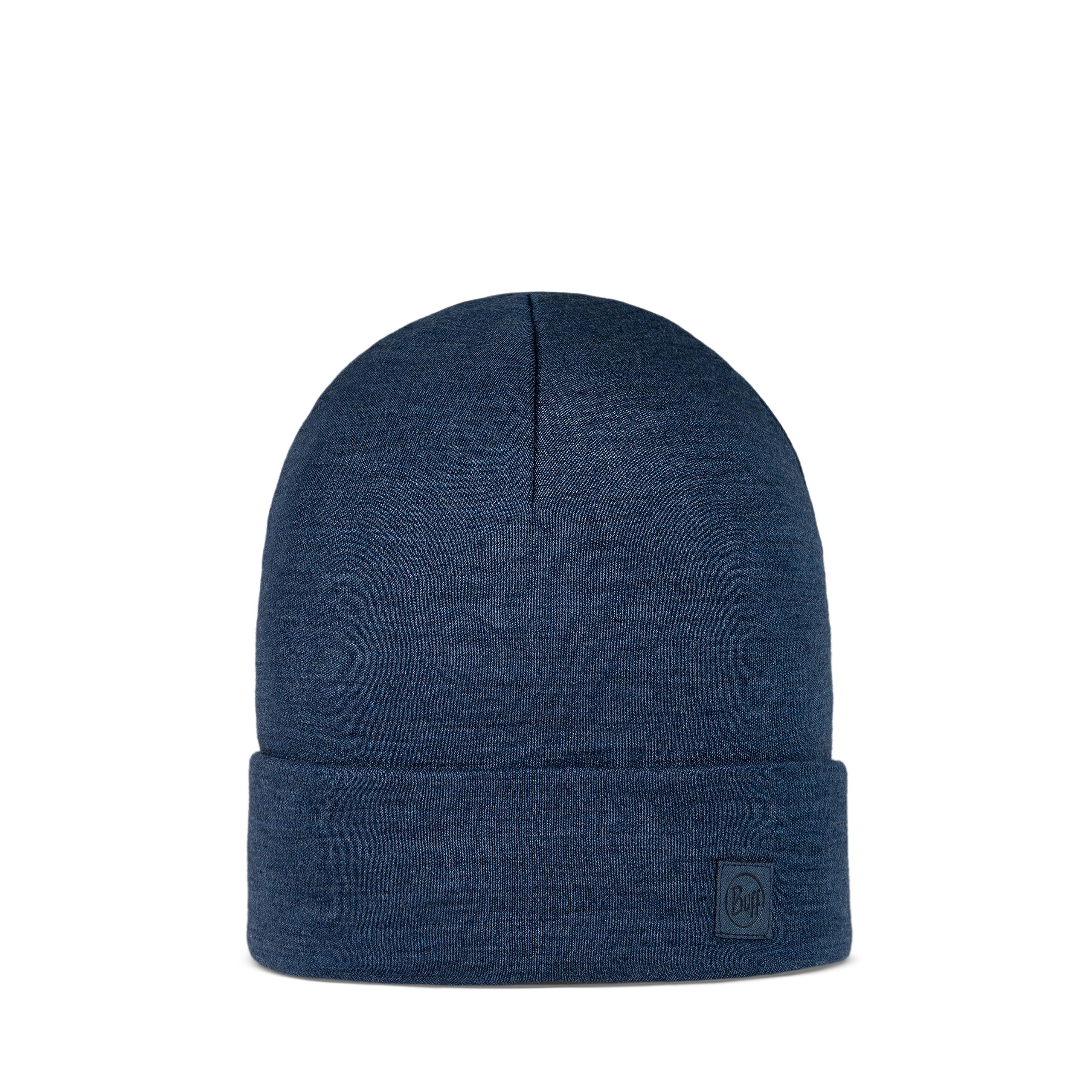 Buff®| Merino Heavyweight Beanie Hat Man Woman Adult, Multifunctional Scarf, 100% Merino Wool, Trekking, Outdoor, Sustainable, Thick, One Size, Blue