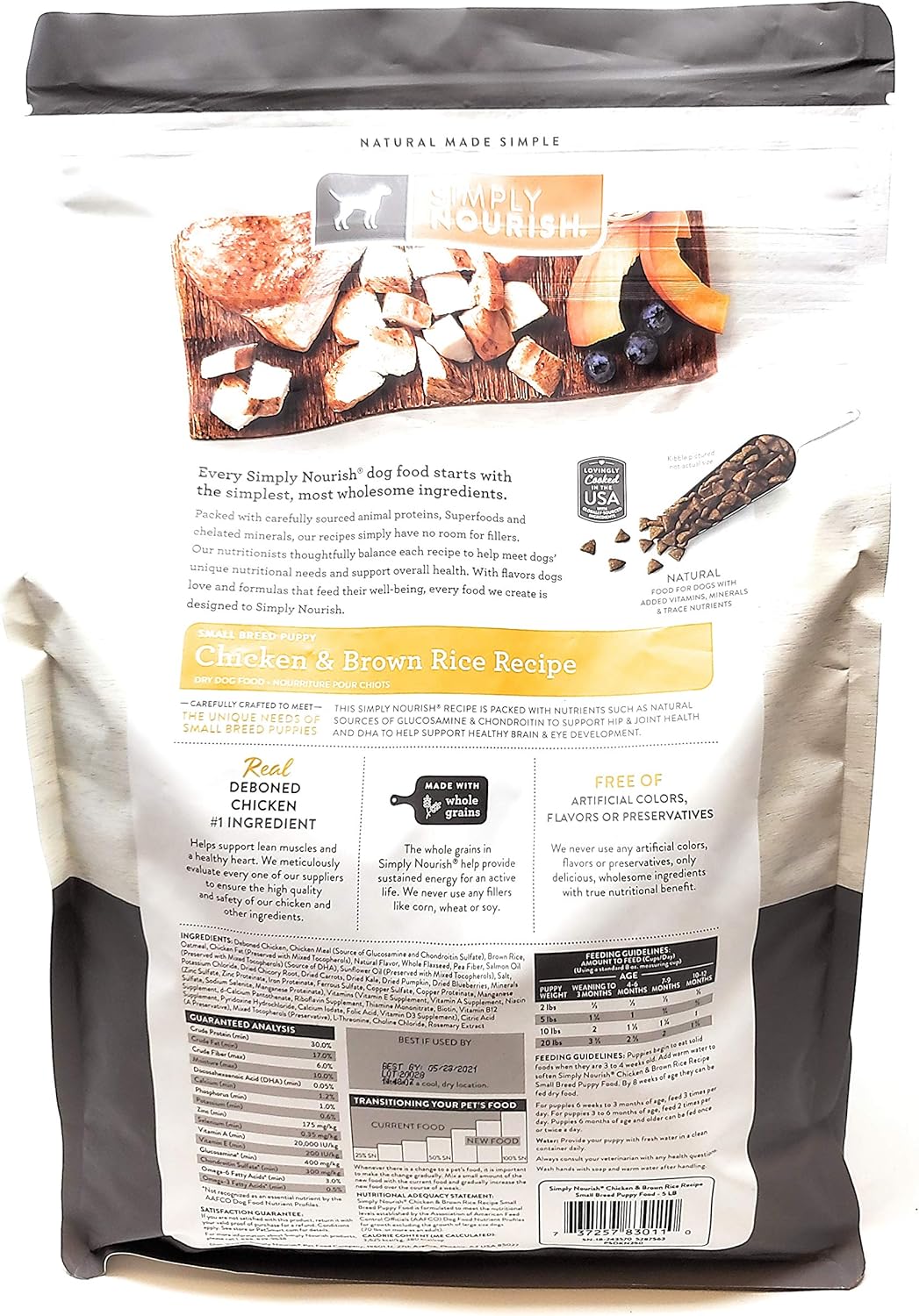 simply nourish dual protein dog food